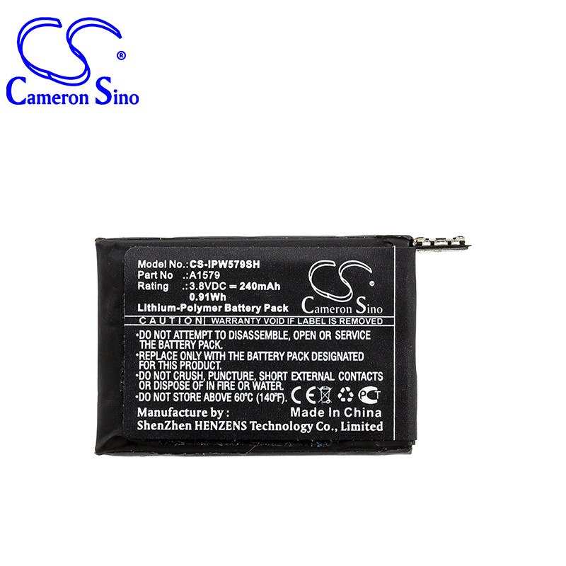 camerons适用apple iwach 1 42mm智能手表电池a1579