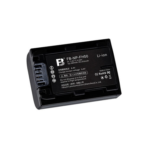 沣标NP-FM50电池适用索尼FM55H摄像机HC15E PC100 PC101E相机电池