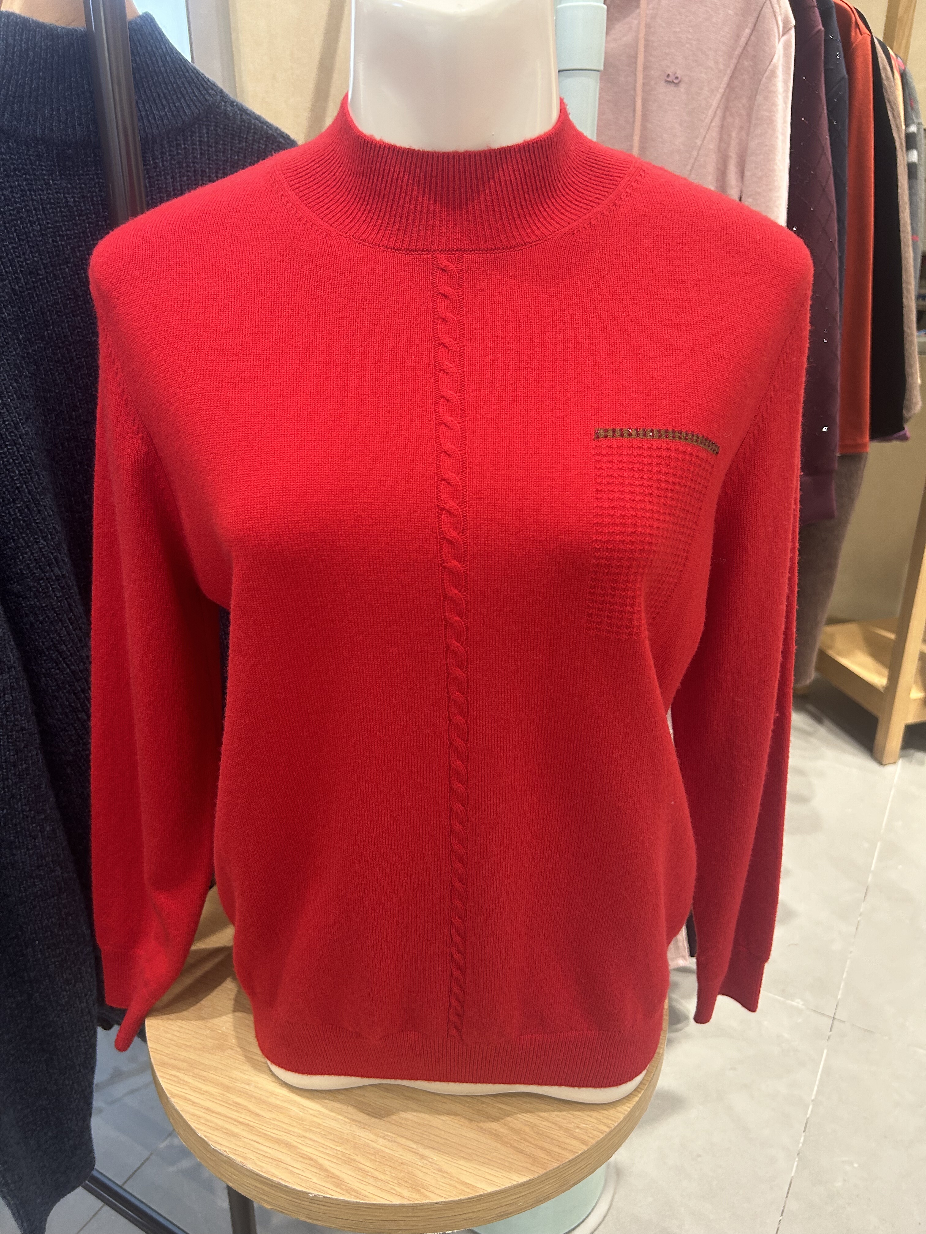 海尔曼斯新款套头羊毛半高领230D4B41