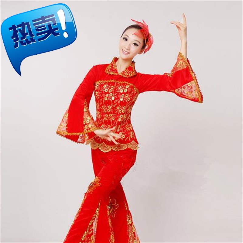 新品新款服装舞蹈演出服大秧歌服舞d蹈服广场演出女式秋冬季东方|ruв категории Женская одежда, костюм/национальная одежда/театр костюм, национальная одежда/этап погрузки - от Buy2taobao.com для оказания профессиональной услуги покупки агента Taobao