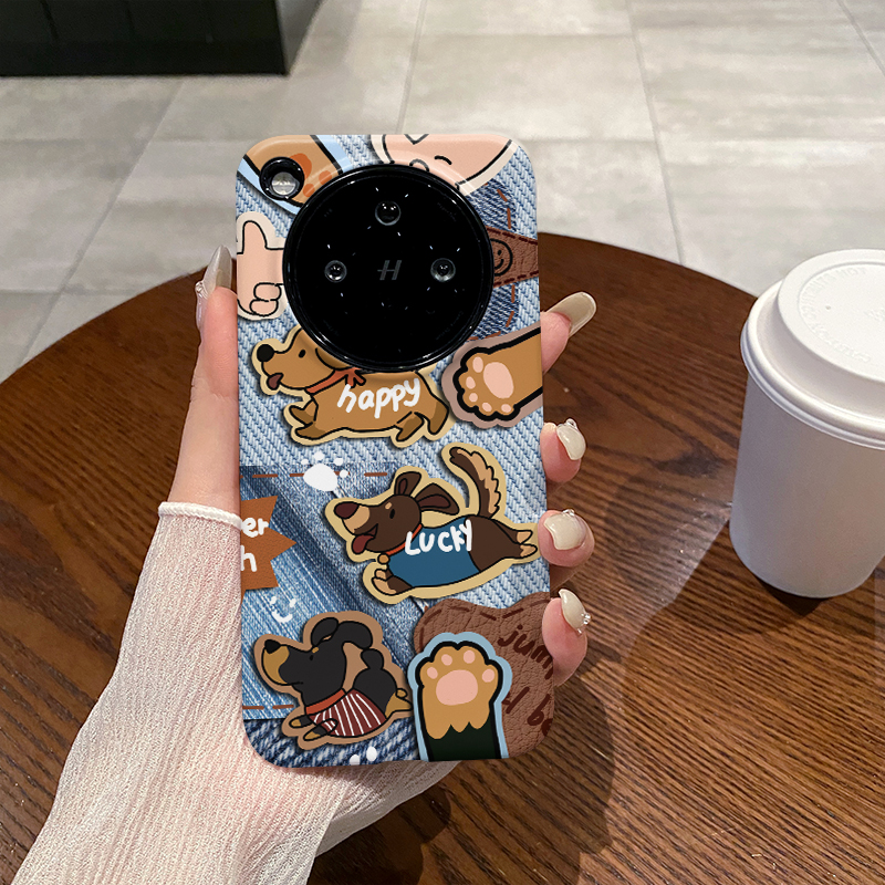 牛仔裤狗 适用于OPPO Find X8手机壳全包边Find X8Pro磨砂硬壳二合一硅胶防摔个性创意新款简约小众FIND X8S