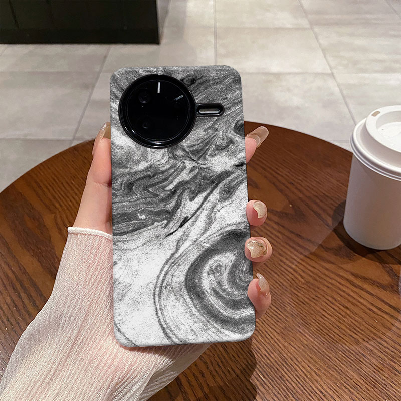 灰色晕染适用于红米K80手机壳菲林二合一磨砂防摔硅胶K80PRO硬壳软壳创意小众耐脏个性男女款保护套