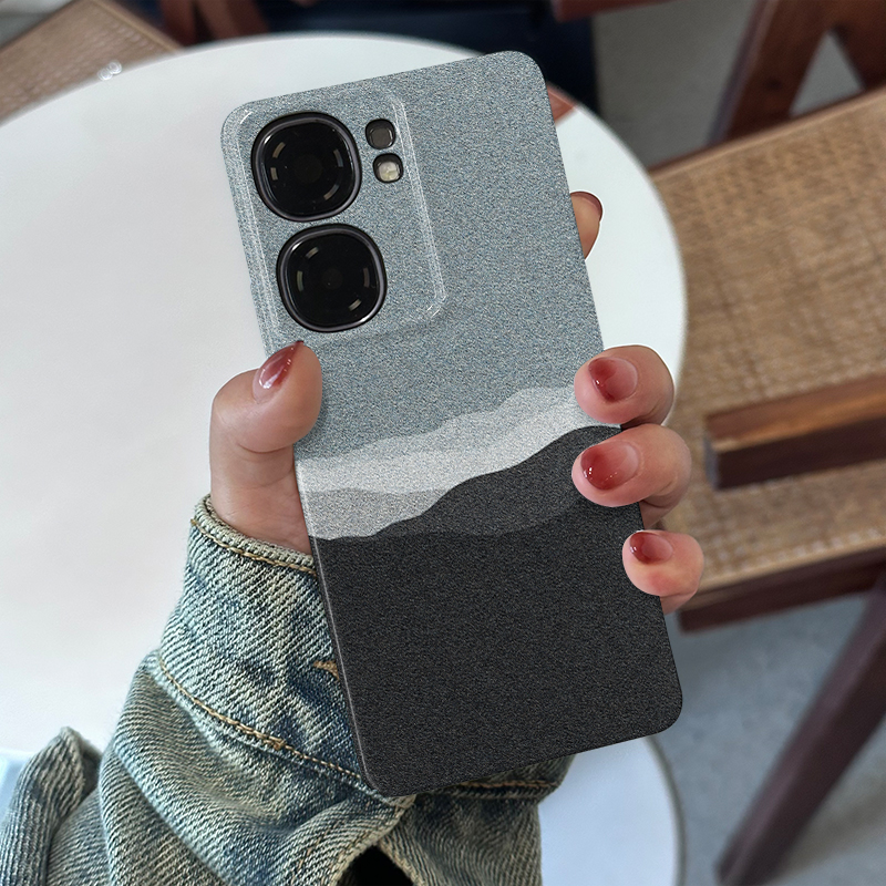 噪点山丘 适用于VIVO IQOONEO9手机壳全包边菲林亮面硬壳IQOONEO9SPRO时尚简约个性创意保护套男女卡通