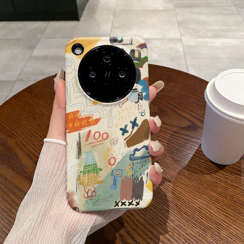 XX100涂鸦适用于OPPO FINDX7Ultra手机壳菲林二合一FINDX6磨砂防摔硅胶FINDX5PRO硬壳软壳创意小众耐脏个性
