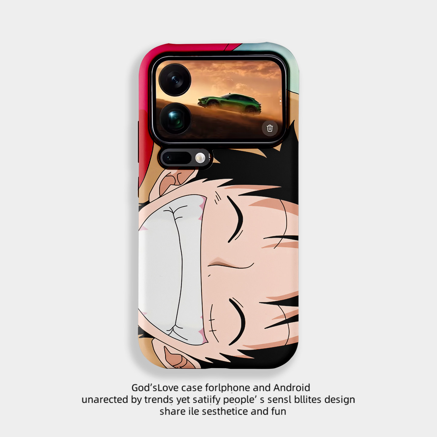 路飞 适用于小米17PROMAX手机壳小米17PRO全包边菲林硬壳二合一保护套新款耐脏软壳防摔卡通可爱