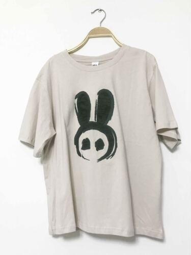 大码宽松夏季女士上衣短袖宽松纯棉百搭白色t恤兔子工仔刺绣女T恤