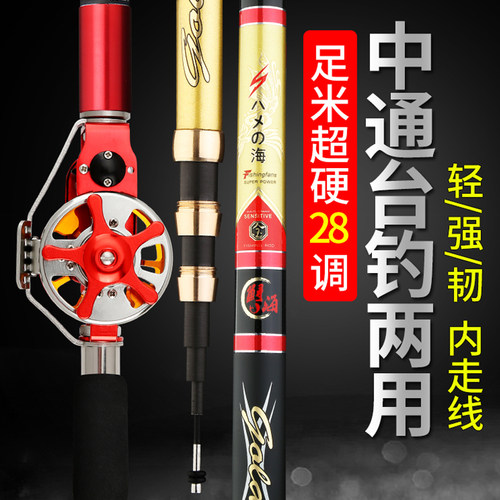 定位中通鱼竿内走线超轻超硬超细正版钓鱼竿28调短节手杆正品 - 封面