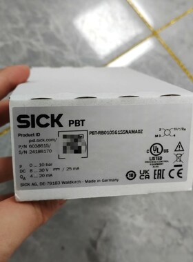 6038615 PBT-RB010SG1SSNAMA0Z西克传感器拍前议价