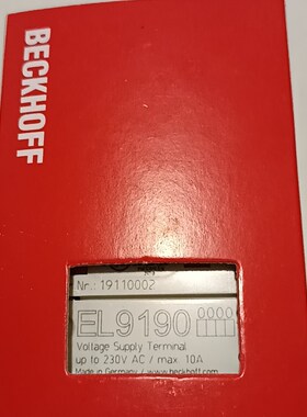 倍福模块 EL9190 原装拍前议价