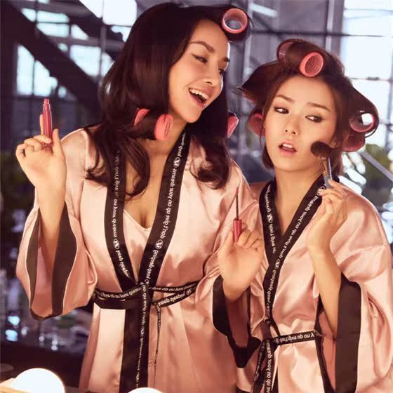 丝绸睡衣女夏5五件套装吊带短裙性感睡裙睡袍冰丝居家服网红同款