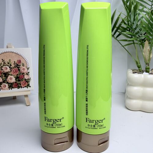 2瓶farger发歌绿茶弹力素弹簧素