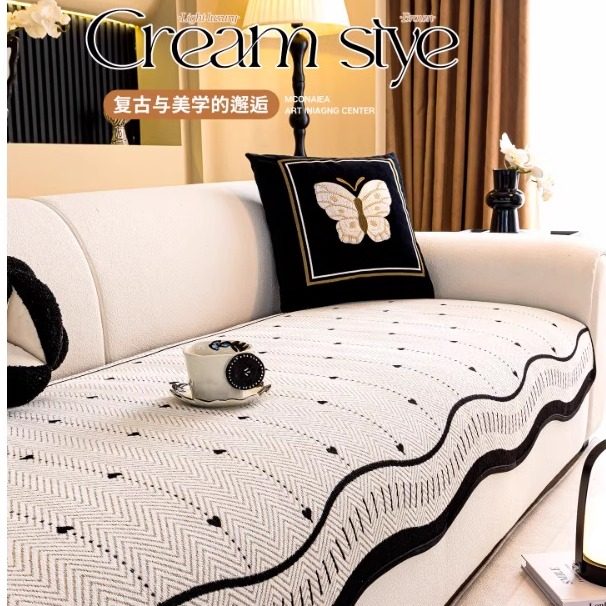 德国复古异形沙发垫盖布2025新款四季通用固定防滑秋冬毛绒坐垫子,居家布艺,沙发垫,淘宝优惠券,粉丝福利购,淘宝优惠卷