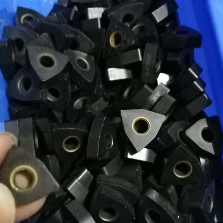 二手三菱WNMG080412/16铸铁桃形数控刀片外圆车刀片平板刀片刀粒