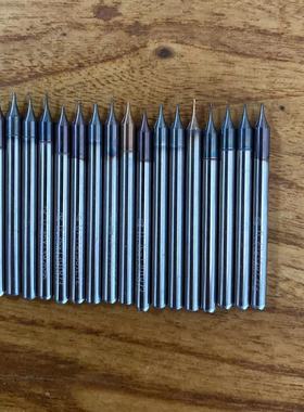 二手进口钨钢铣刀棒3  3.175  4白色头30-60长雕刻3.175废旧刀柄