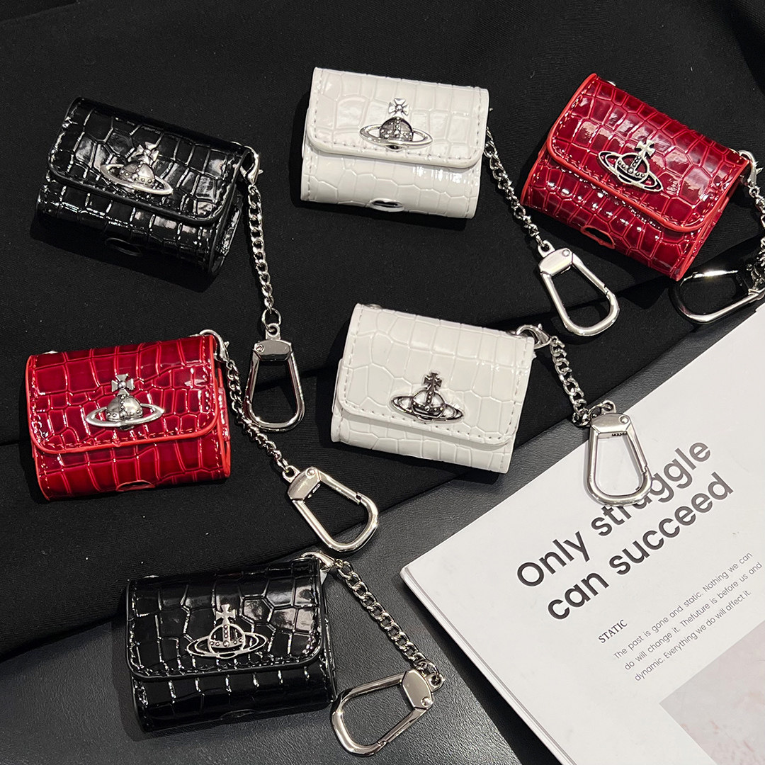 潮牌时尚立体闪钻镂空土星Airpods保护套Pro3适用苹果4代无线蓝牙耳机1/2/3代新款高品质鳄鱼纹一体仿皮软套,3C数码配件,耳机保护套,淘宝优惠券,粉丝福利购,淘宝优惠卷