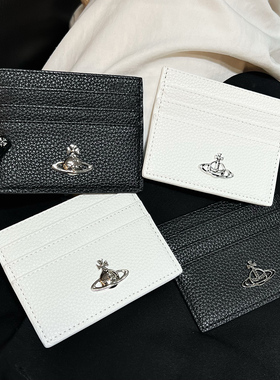 新款潮牌时尚立体土星卡套适用卡片零钱收纳袋高质感荔枝纹仿皮套