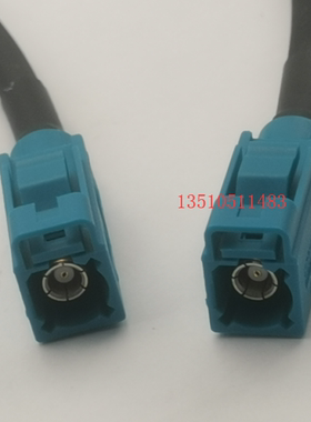 FAKRA万用Z母转母工业级RG223射频车载线 绿色万用法卡SMB-KK跳线