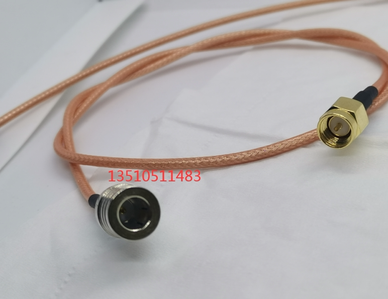 QMA公头转SMA公头射频RF同轴线 SMA/QMA-JJ特氟龙镀银RG316馈线