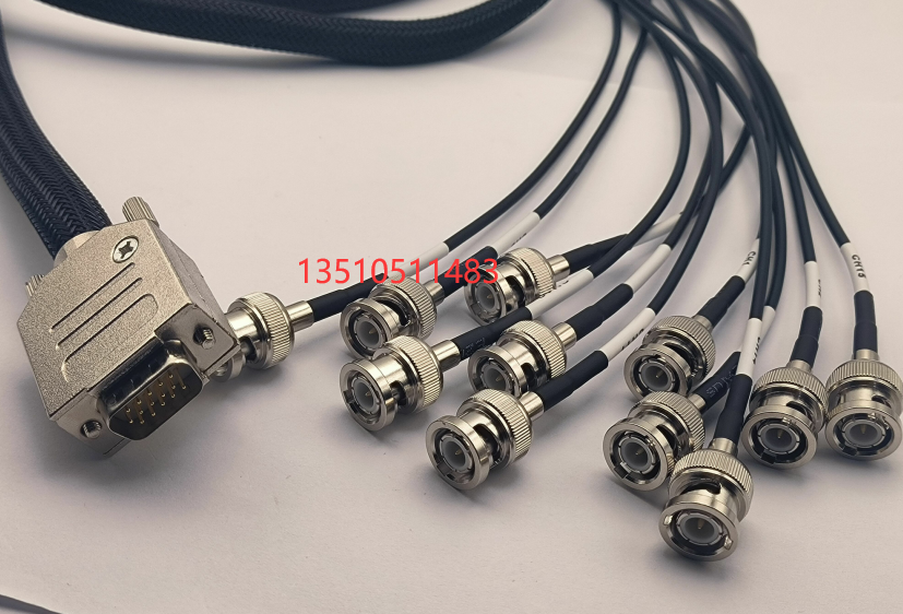 特制DB15VGA公转11个BNC信号线