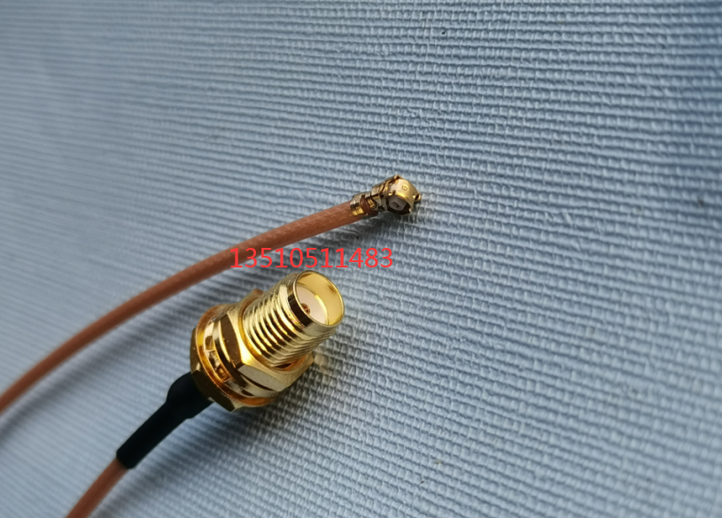 UF.L转SMA母射频跳线IPEX/SMA-KKY高频RG178网侨AP线IPX母转SMA母