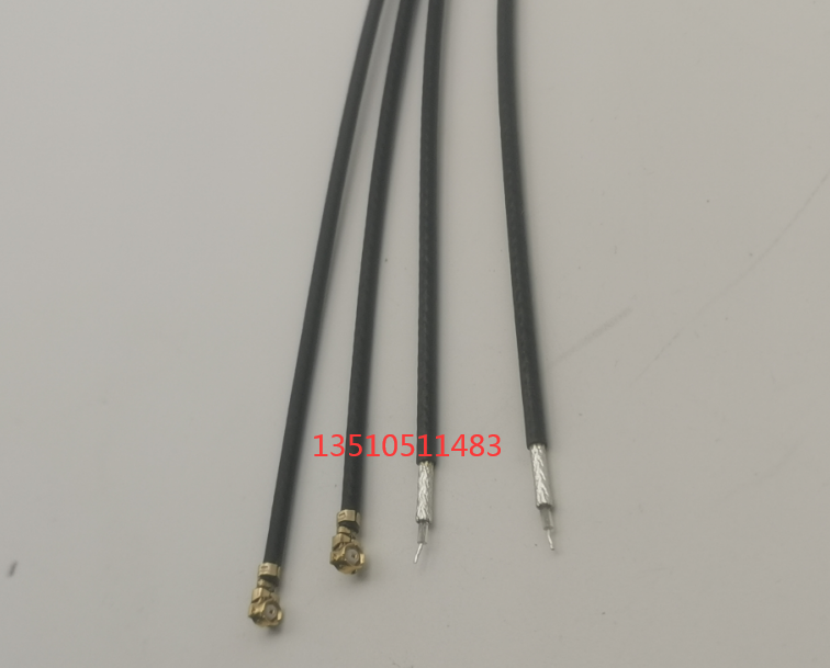 IPEXUF.L母单头黑色RG178射频