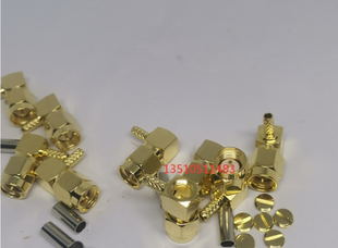 SMA SMA公弯接RG316 1.5高频头 1.5盐雾48小时射频6G工业级