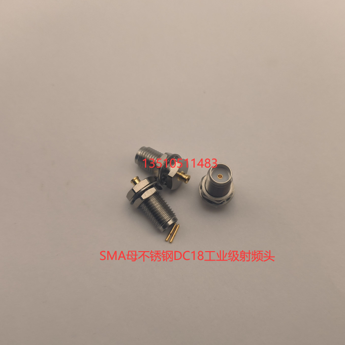 SMA母不锈钢接SFT50-1射频DC18G