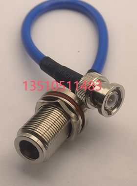 N-KY/BNC-J工业级蓝色RG142射频AP馈线 N母带盘转BNC公高频RF跳线