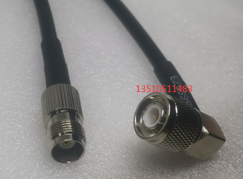 TNC公弯转母LMR195射频同轴线