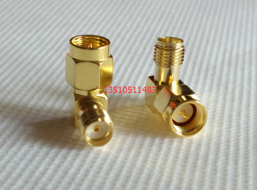 射频同轴SMA-JKW连接线SMA公转母弯头50欧姆RF信号测试头SMA-KJW