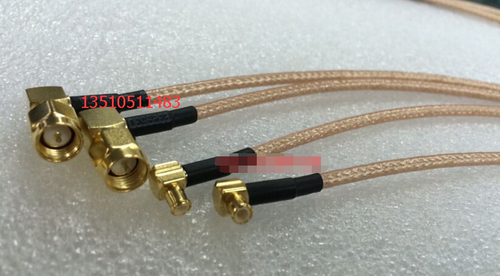 MCX/SMA-JJW射频同轴RG316D工业级跳线 高频MCX转SMA双公双弯AP线