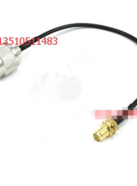 射频N-J/RP-SMA-KY黑色RG316跳线 AP高频反极SMA母转N公进口馈线