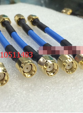 RF射频RP-SMA-JJ半柔RG402微波跳线 AP高频SMA双公双孔反极信号线