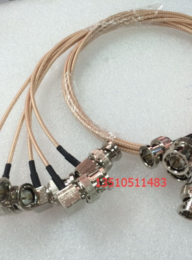 BNC-JJW射频高清同轴SDI连接线 高频BNC双公弯转直75欧RG179馈线