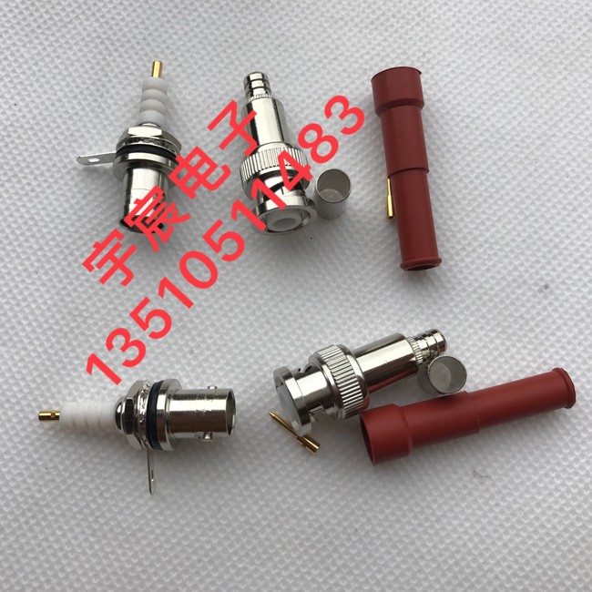 MHV高压BNC连接器3000V公母一套 BNC射频头3KV BNC/Q9耐高压接头