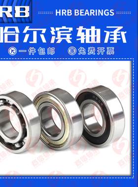 HRB哈尔滨轴承6000 6001 6002 6003 6004 6005 6006 2RS ZZ深沟球