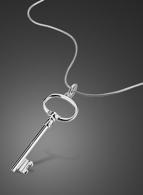 张云雷同款项链钥匙吊坠日韩简约
