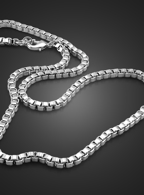 韩国男士百搭轻奢朋克风盒子链