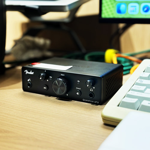 【展示样机】Fender Quantum LT 2专业录音直播内录音频接口声卡