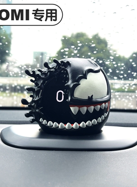 蔚来Nomi毒液附身ET7ET5ET5TES8ES6EC6EC7摆件改装饰品