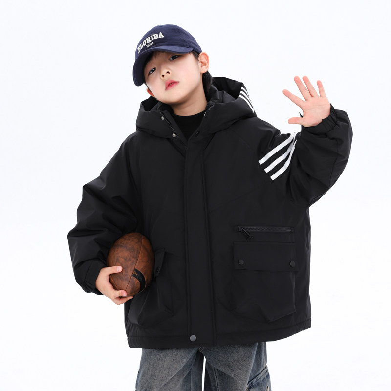 男童冬季潮酷冲锋衣工装羽绒服2025新款儿童男孩冬装加厚防风外套,童装/婴儿装/亲子装,羽绒服,淘宝优惠券,粉丝福利购,淘宝优惠卷