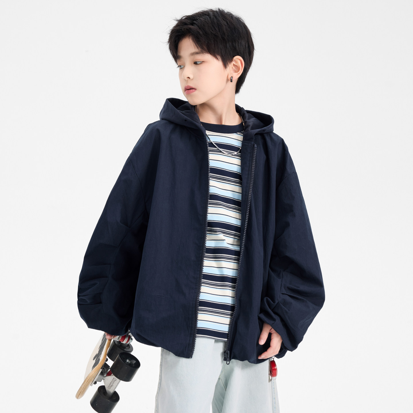男童春秋韩系宽松棒球服连帽外套2026新款儿童装春季运动休闲夹克,童装/婴儿装/亲子装,普通外套,淘宝优惠券,粉丝福利购,淘宝优惠卷