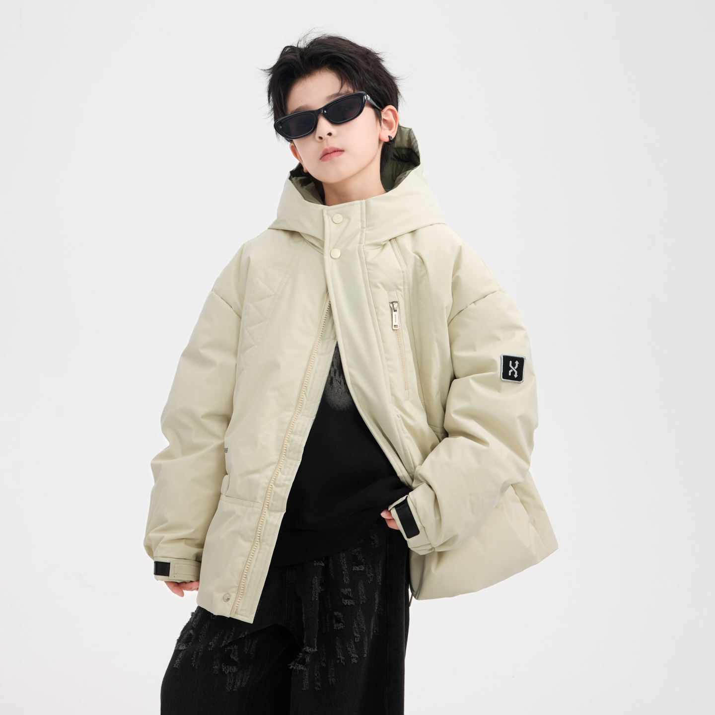 90安心绒防寒加厚冲锋衣羽绒服潮