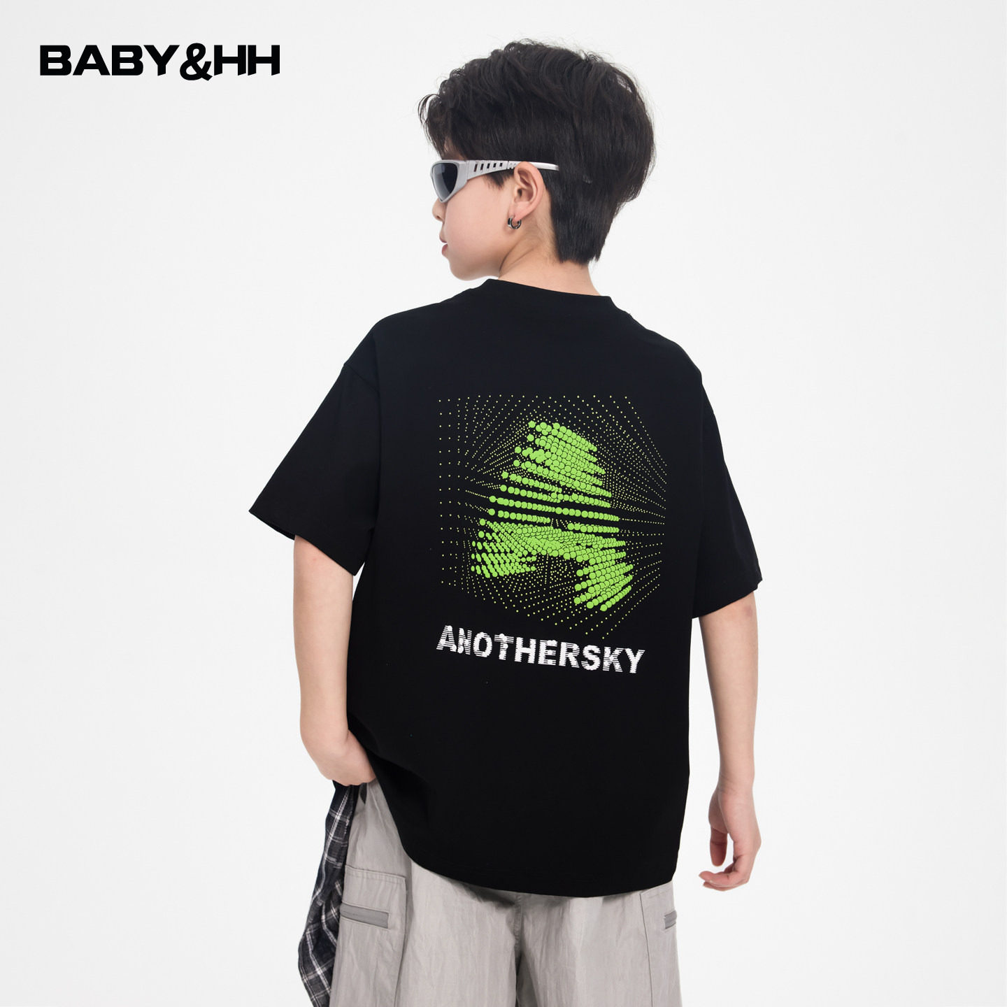 男童夏季潮牌3D立体运动短袖t恤2026新款青少年儿童宽松冰感上衣