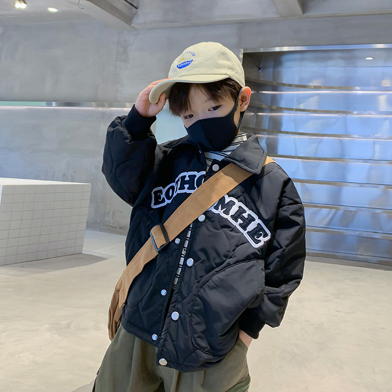 男童冬装棉衣儿童棒球服外套