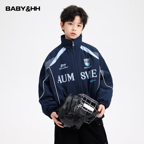 撞色户外运动防水夹棉保暖棉服潮