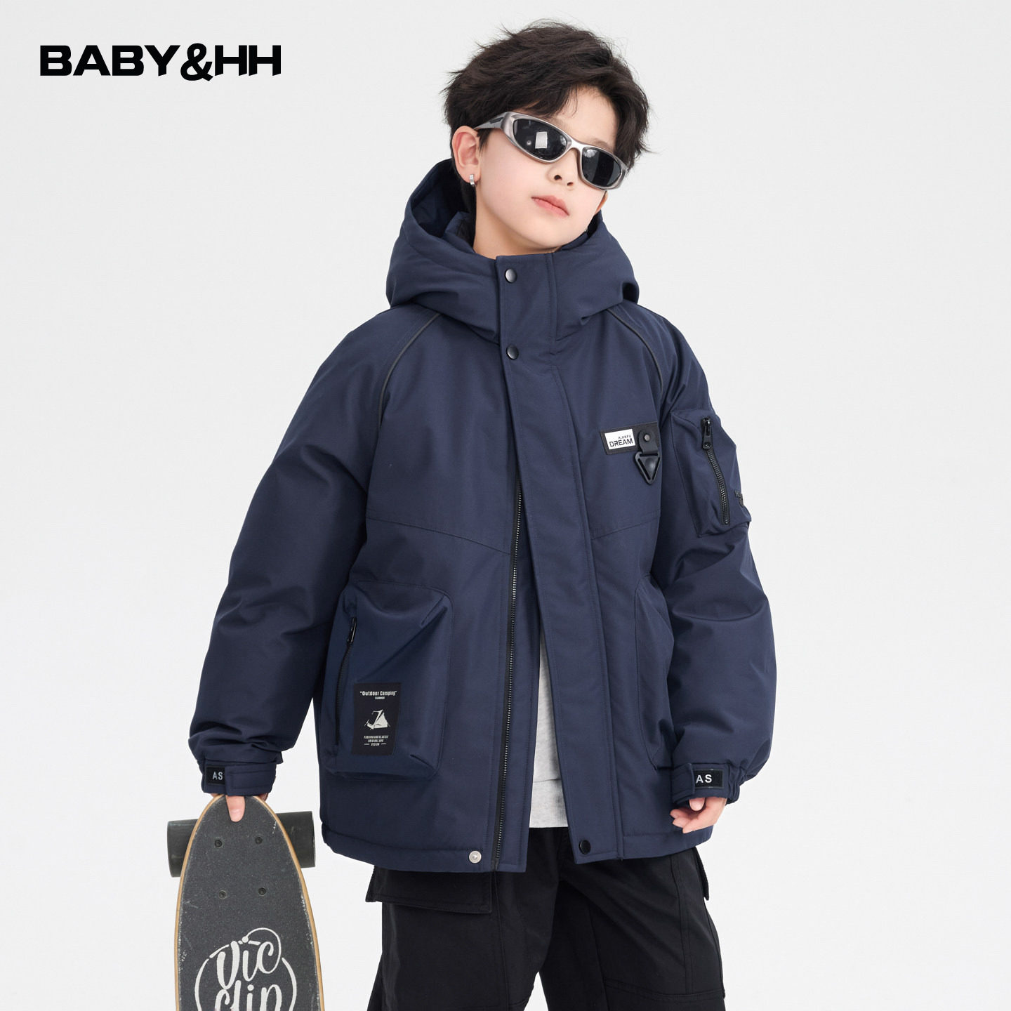男童冬装户外防水工装冲锋衣羽绒服2025新款儿童男孩加厚防寒外套,童装/婴儿装/亲子装,羽绒服,淘宝优惠券,粉丝福利购,淘宝优惠卷