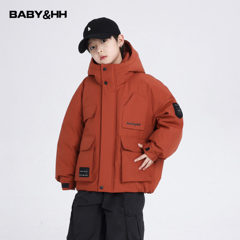 男童冬季新年工装冲锋衣羽绒服爆款2025新款儿童男孩加厚防寒外套,童装/婴儿装/亲子装,羽绒服,淘宝优惠券,粉丝福利购,淘宝优惠卷