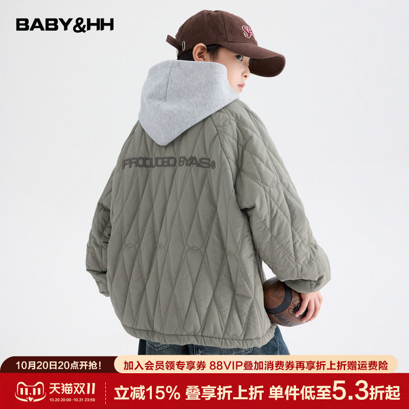 男童冬装韩范运动棒球棉服2026新款青少年儿童防风加厚夹棉外套潮