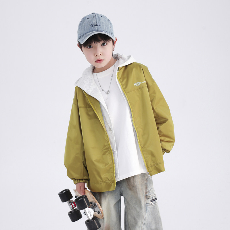 男童春秋潮酷假两件棒球服外套2026新款儿童男孩春装运动连帽夹克,童装/婴儿装/亲子装,普通外套,淘宝优惠券,粉丝福利购,淘宝优惠卷